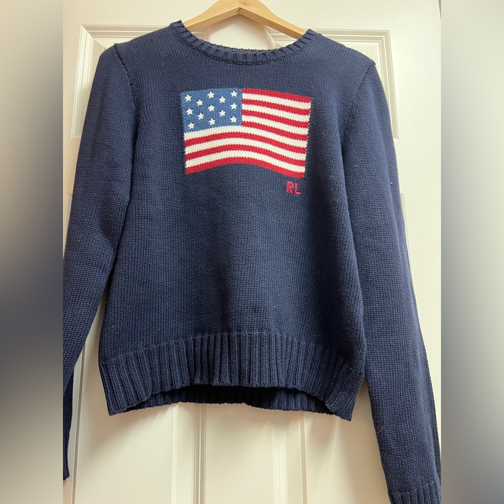 Polo Ralph Lauren American flag cardigan (NWT)